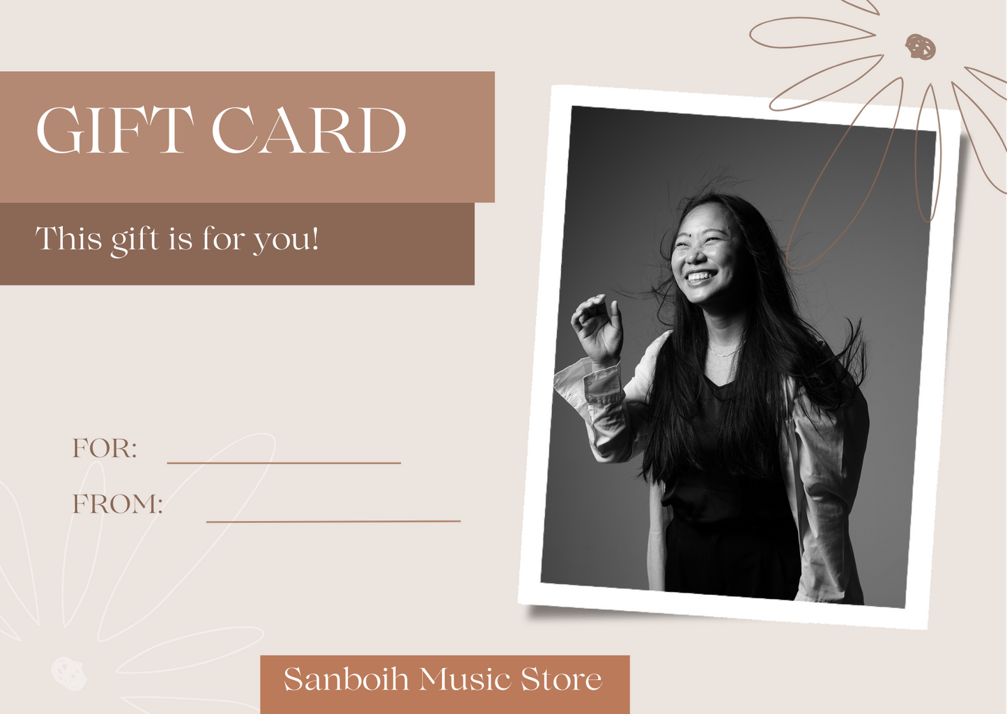 Gift Card- Sanboih Music Store
