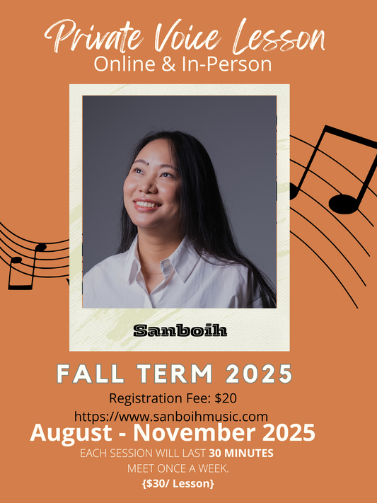Voice Lesson - Registration Fee ONLY